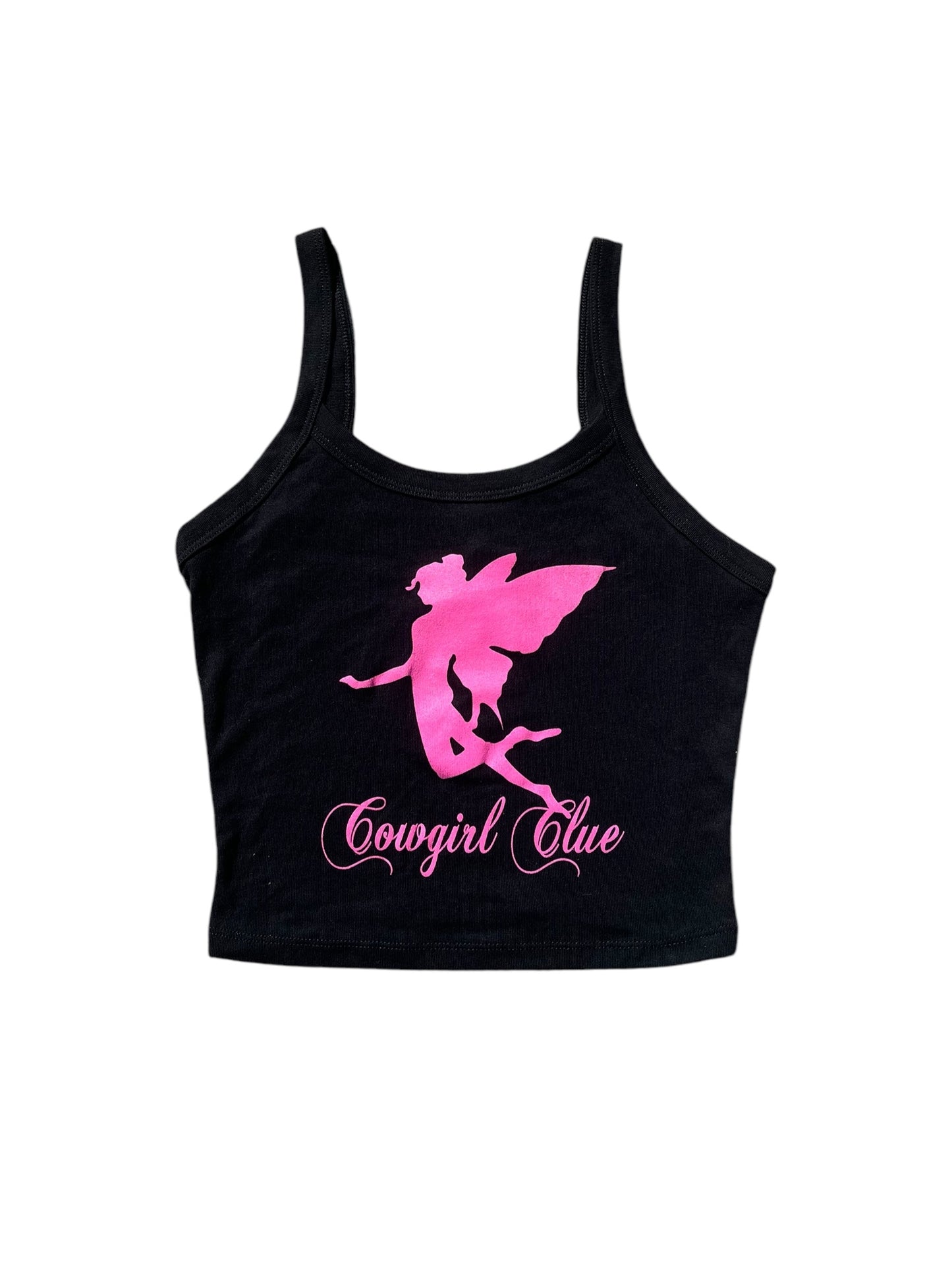 Cowgirl Clue Fairy Tales Cropped Tank