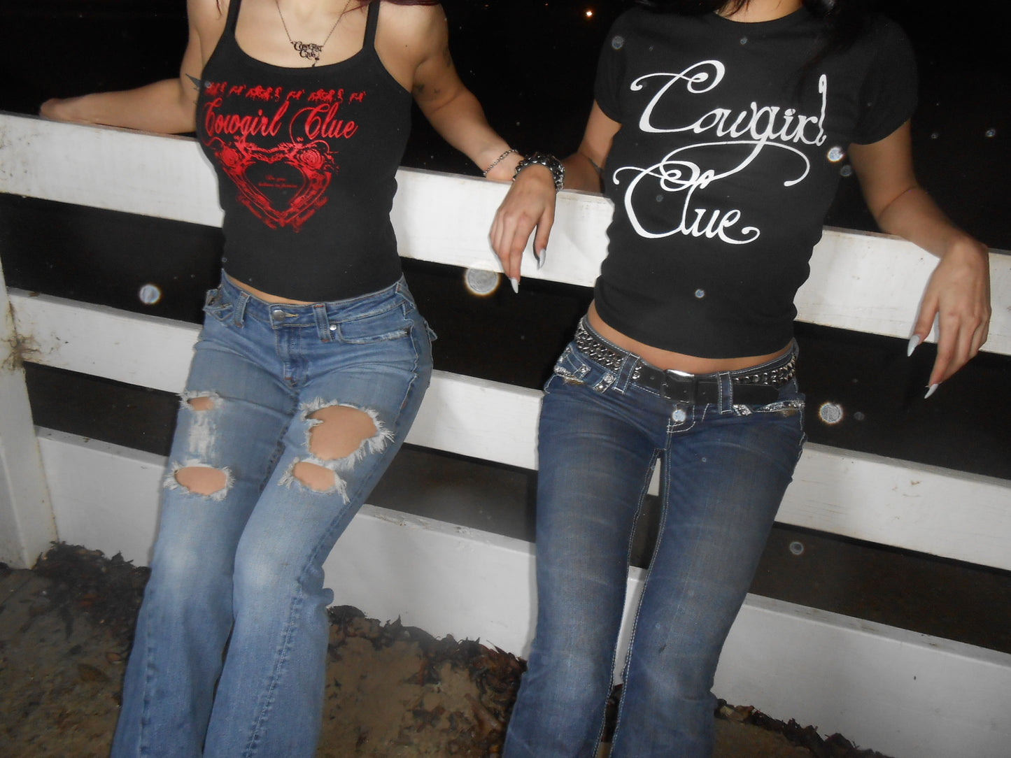 Cowgirl Clue Cursive Baby Rib Tee