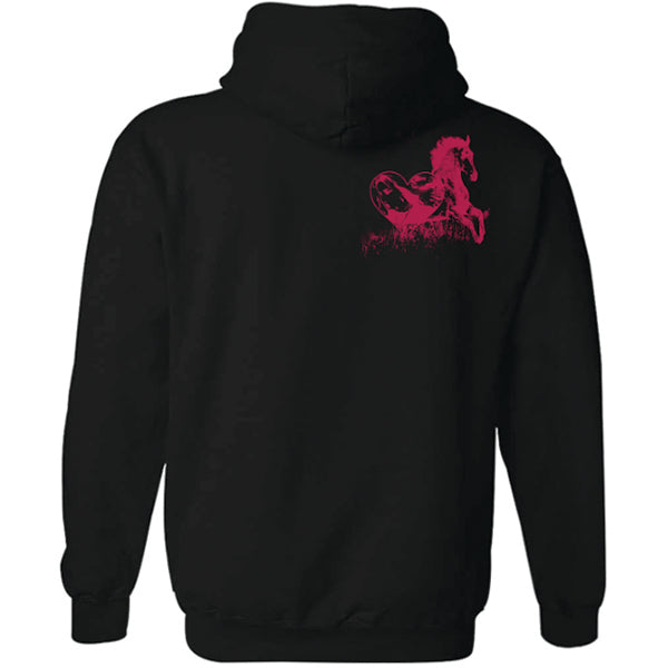 Total Freedom - Black Zip Up Sweatshirt